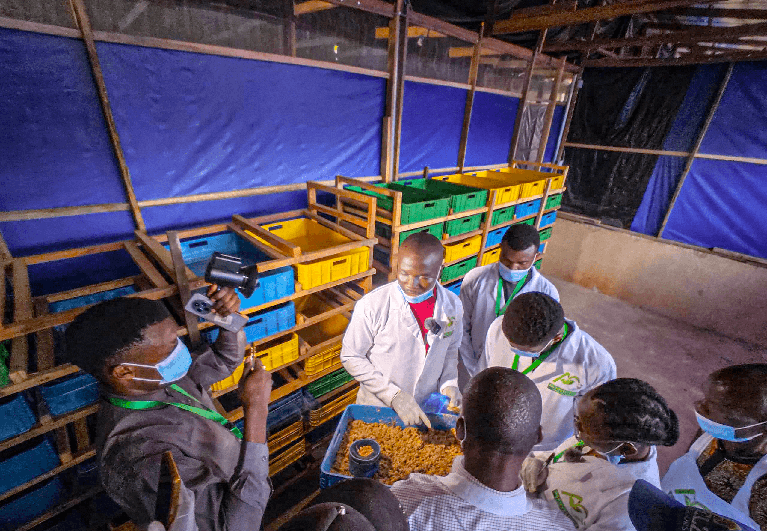 Personnel showcasing BSF products